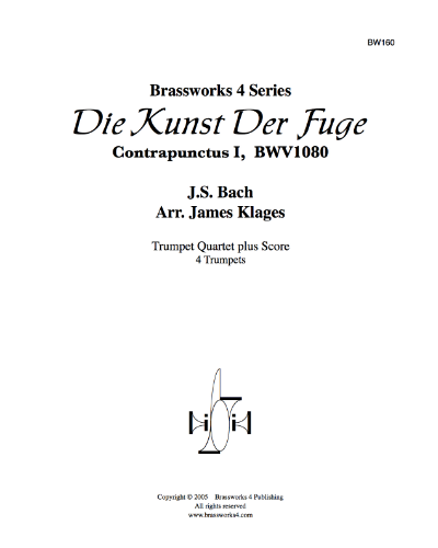 Die Kunst Der Fuge, Contrapunctus I, BWV 1080