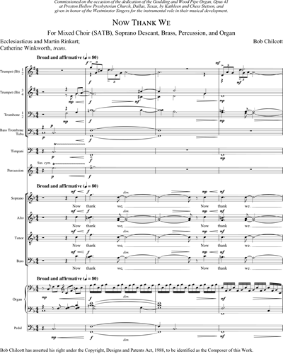 Full Score & Mixed Chorus