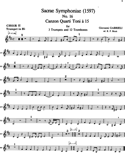 [Choir 2] Trumpet in Bb (Alternative)