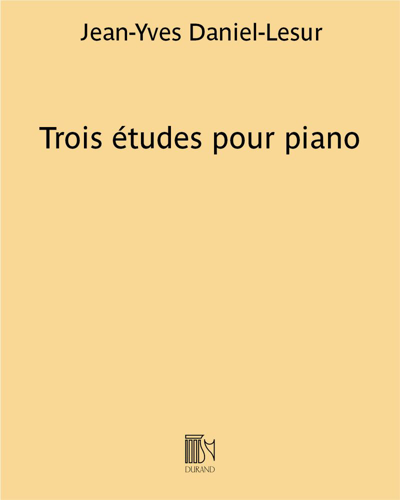 Trois études pour piano