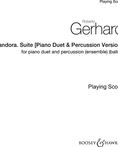 Pandora Suite [Version for Piano Duet & Percussion]