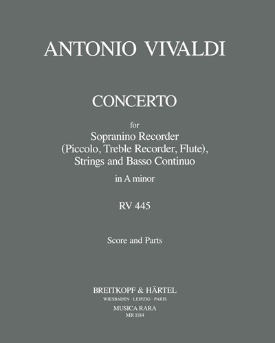 Concerto in a-moll RV 445
