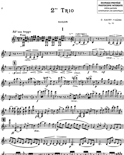 Piano Trio No. 2 in E minor, op. 92