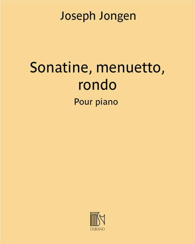 Sonatine, menuetto, rondo