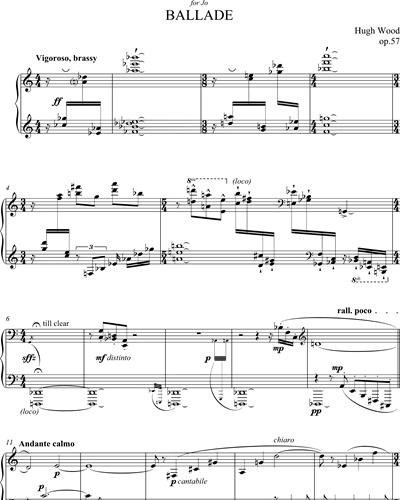 Ballade for Piano, Op. 57