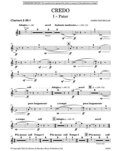 Clarinet 2 in Bb