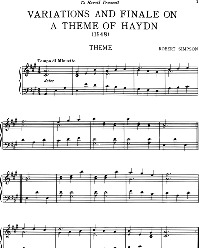 Variations and Finale on a theme of Haydn