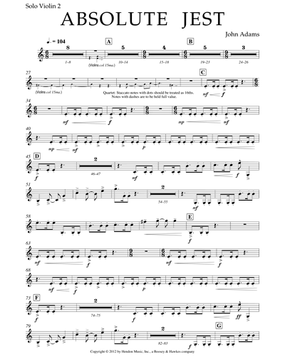 [String Quartet] Violin 2
