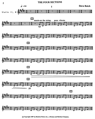 Violin 2 - 4