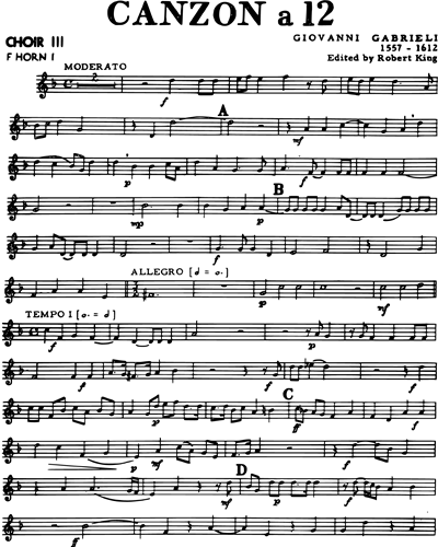 [Choir 3] Horn in F 1