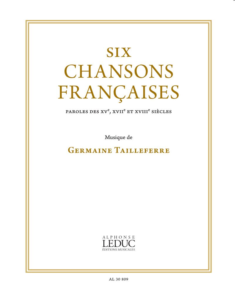 Six Chansons Françaises