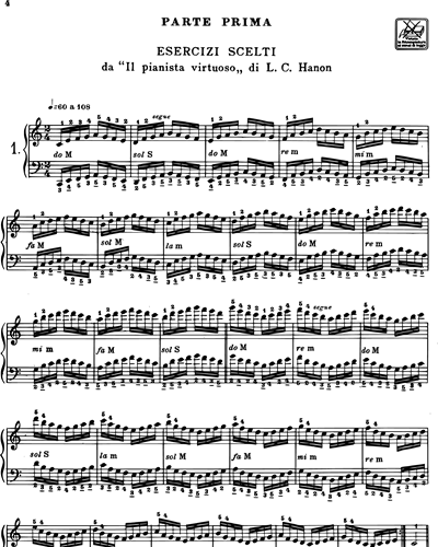 Esercizi Scelti da 'Il Pianista Virtuoso'