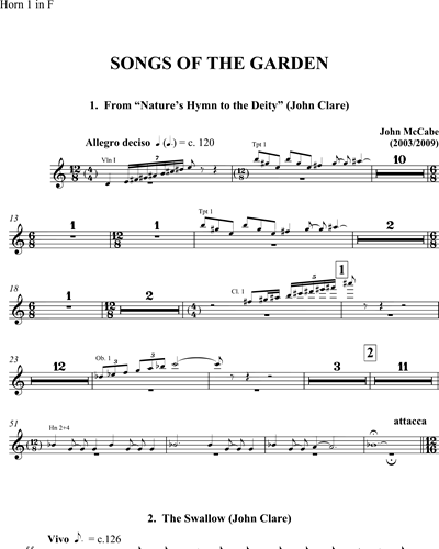 Songs of the Garden