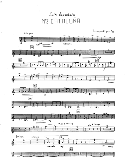 Cataluña (n° 2 de la "Suite Española)