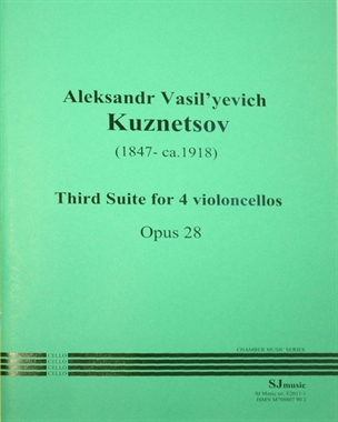 Third Suite for 4 Violoncellos, Op. 28