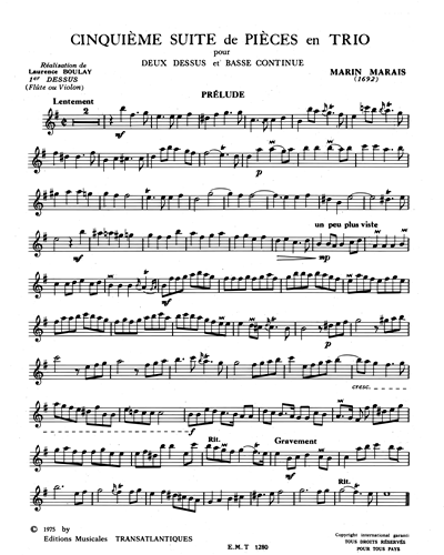 Flute 1/Violin 1 (Alternative)