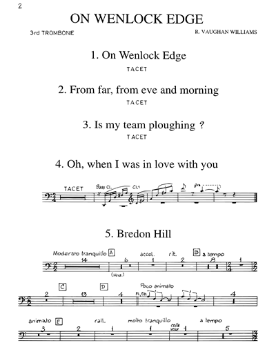 On Wenlock Edge [Orchestral Version]
