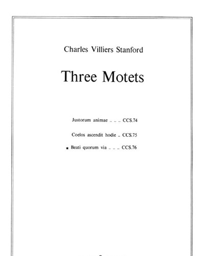 Three Motets, op. 38/3