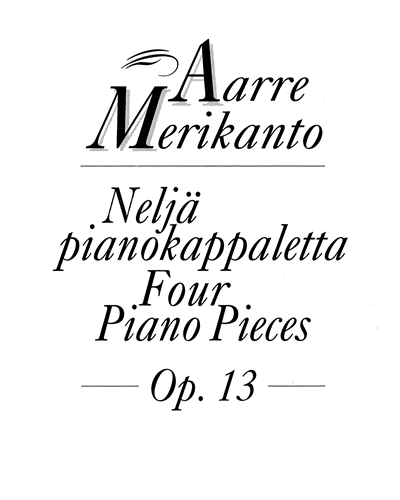 Four Piano Pieces