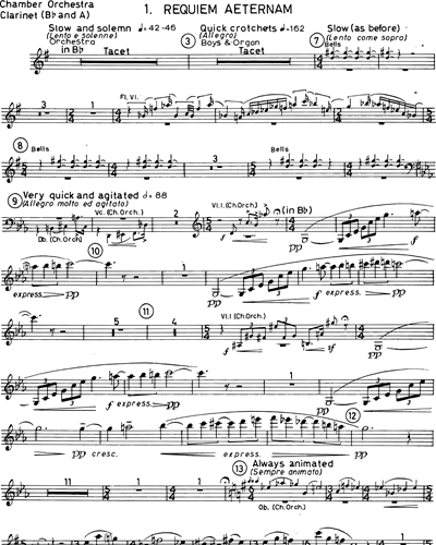 [Chamber Orchestra] Clarinet