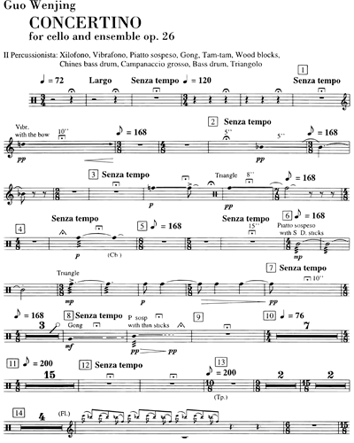 Concertino for cello & ensemble Op. 26