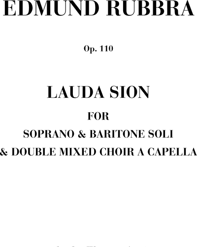 Lauda Sion Op. 110