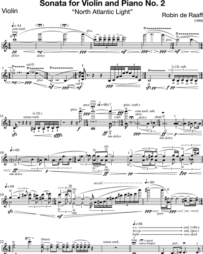 Sonata No. 2 for violin and piano