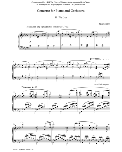 Piano Concerto 2nd Movement
