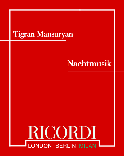 Tigran Mansurian Sheet Music Scores Parts Nkoda