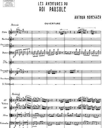 Operetta Score