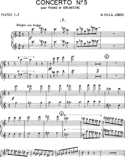 Concerto n. 5 - Pour piano et orchestre