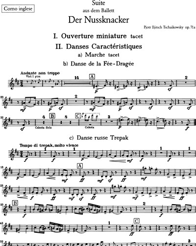 Nutcracker Suite, op. 71a