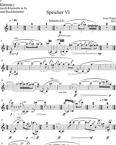 Clarinet 1/Clarinet in Eb/Bass Clarinet