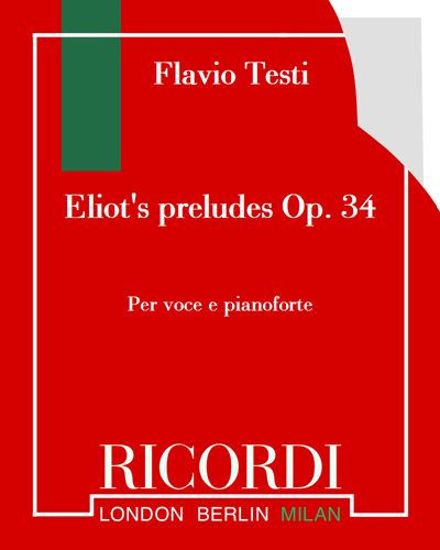 Eliot's preludes Op. 34