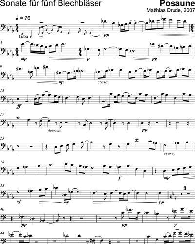 Sonata for Brass Quintet