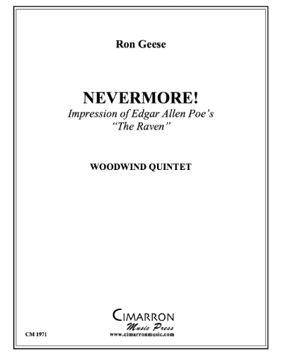 Nevermore! Sheet Music by Ron Geese | nkoda | Free 7 days trial