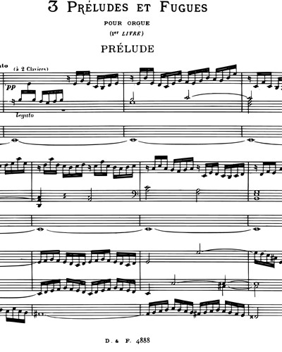 6 Préludes et Fugue, op. 99, Book 1