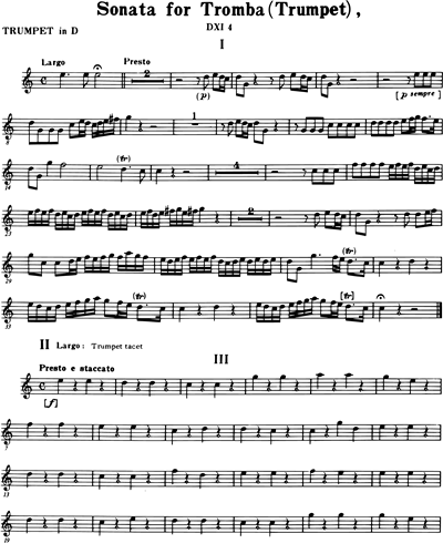 Sonata D. XI. 4 in D
