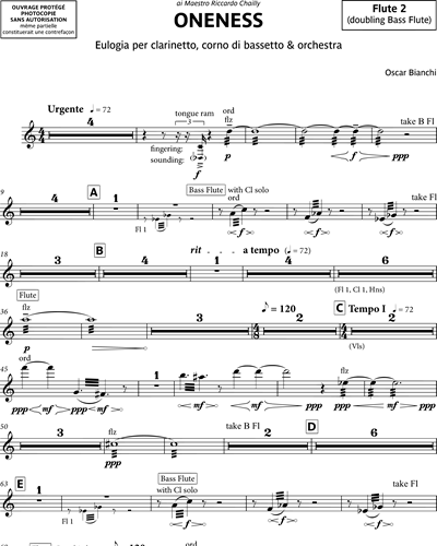 Flute 2/Bass Flute