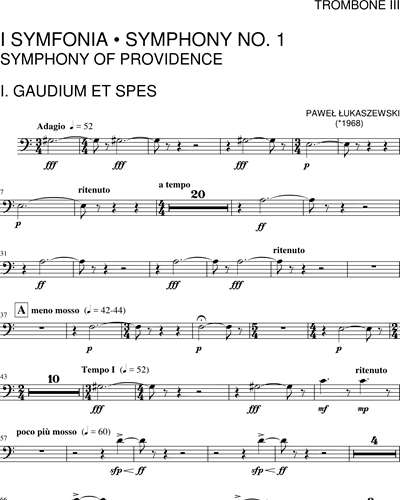 Symphony No. 1 - Symphony of Providence