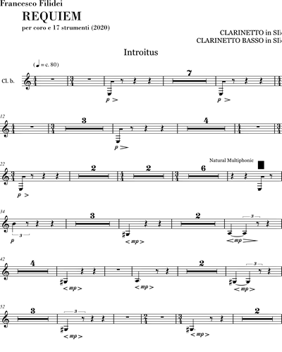 Clarinet in Bb 1/Bass Clarinet