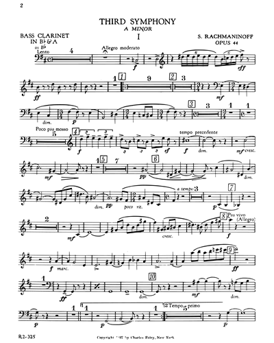 Bass Clarinet in Bb/Bass Clarinet in A