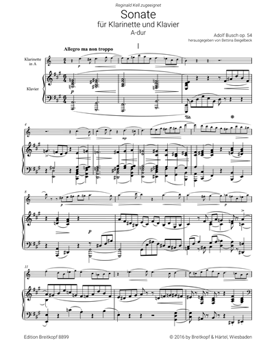 Sonate A-dur op. 54