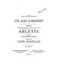 It's Just A Memory (from 'Arlette')