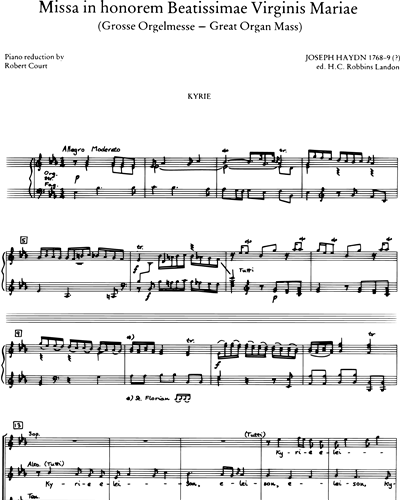 Mixed Chorus SATB & Piano Reduction