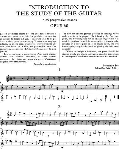 Introduction to the Study of the Guitar, Op. 60