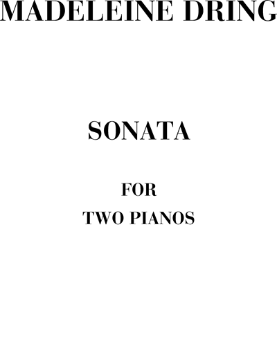 Sonata for two pianos
