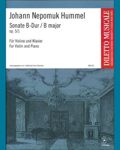 Sonata in B-flat major, op. 5 No. 1