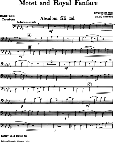 Baritone Horn/Trombone (Alternative)