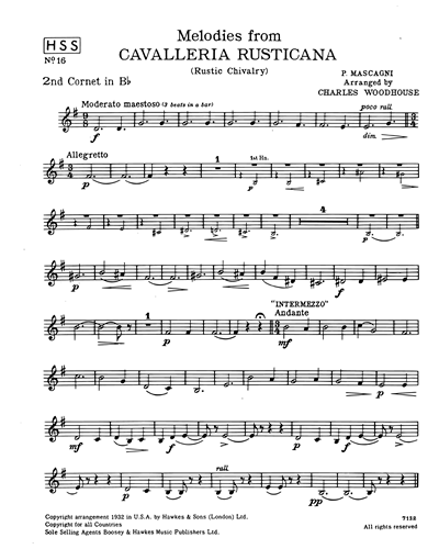 Melodies from "Cavalleria Rusticana"